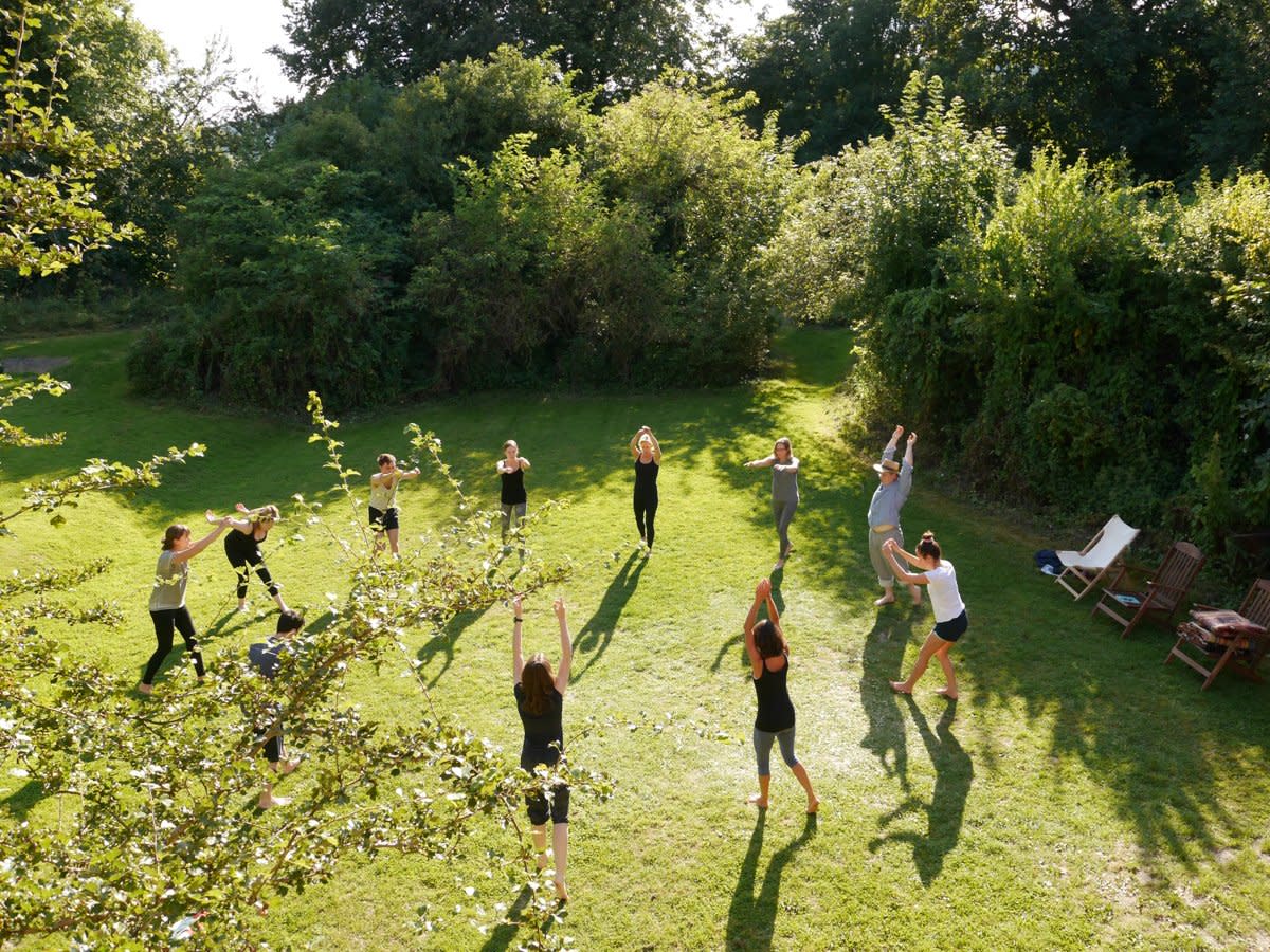 Quadrangle runs yoga retreats in the Kentish countryside: Ellie Broughton