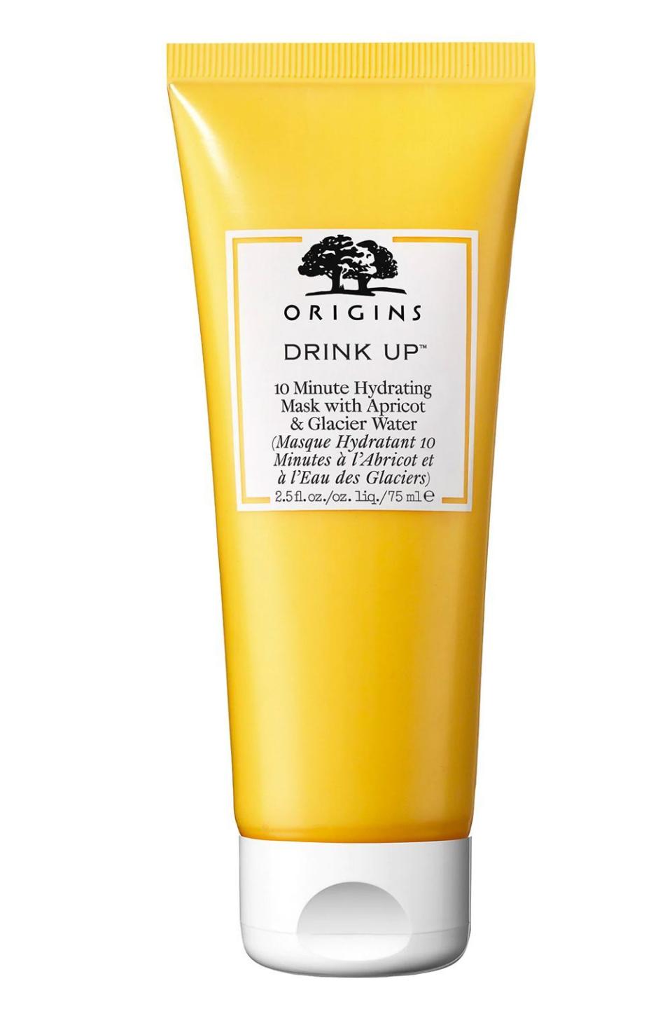 7) Origins Drink Up 10 Minute Hydrating Mask