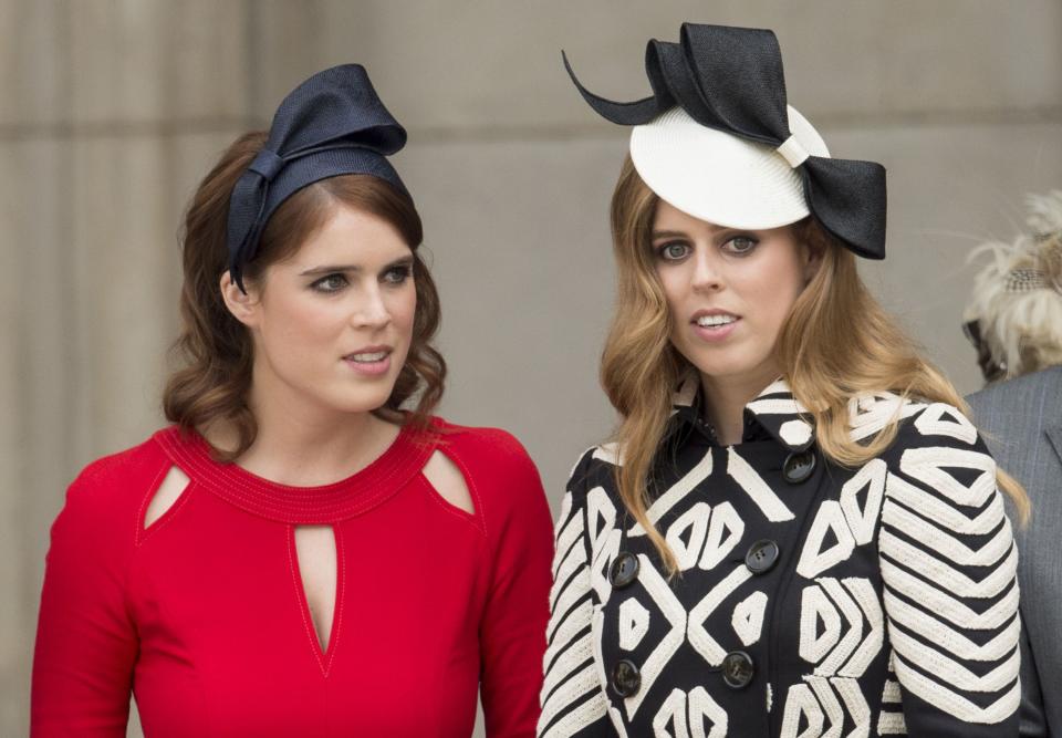 <p>If there's one thing we know about <a rel="nofollow noopener" href="https://www.goodhousekeeping.com/beauty/fashion/g20106573/princess-eugenie-style/" target="_blank" data-ylk="slk:Princess Eugenie;elm:context_link;itc:0;sec:content-canvas" class="link ">Princess Eugenie</a> and <a rel="nofollow noopener" href="https://www.goodhousekeeping.com/beauty/fashion/g22573863/princess-beatrice-style/" target="_blank" data-ylk="slk:Princess Beatrice;elm:context_link;itc:0;sec:content-canvas" class="link ">Princess Beatrice</a>, it's that these sisters are rarely seen without a hat. We're taking it all the way back to 1992, and sharing some of their <a rel="nofollow noopener" href="https://www.goodhousekeeping.com/life/a22626563/princess-eugenie-beatrice-kate-middleton-hat-wedding/" target="_blank" data-ylk="slk:most memorable hats;elm:context_link;itc:0;sec:content-canvas" class="link ">most memorable hats</a>, fascinators, and even a couple baseball caps. </p>