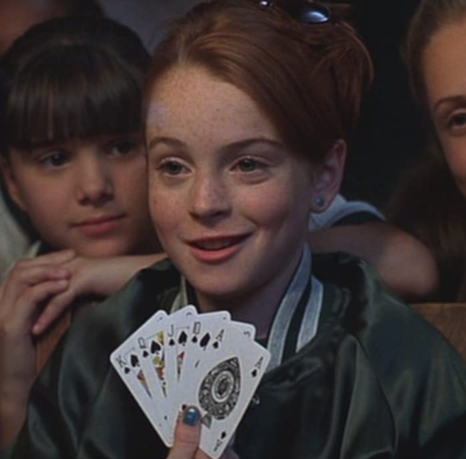 1998: Lindsay Lohan's Blue Nail Polish in 'The Parent Trap'