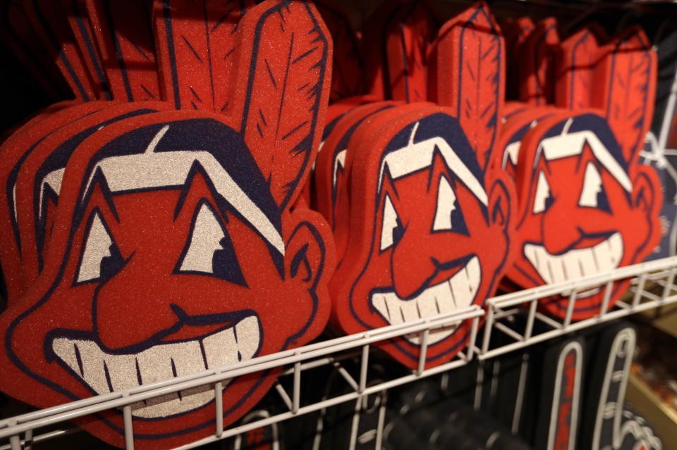 Chief Wahoo will not appear on future Hall of Fame plaques. (AP Photo)