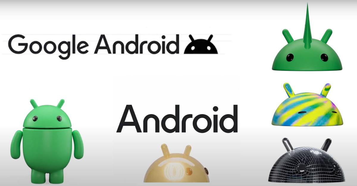 The Android logo gets a new look and a 3D bugdroid