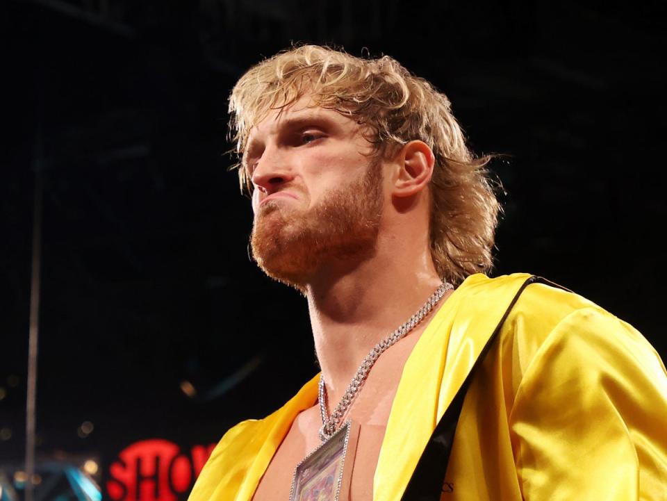 YouTuber Logan Paul before a bout with Floyd Mayweather (Getty Images)