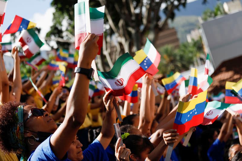 Venezuela's President Maduro meets with Iranian President Raisi, in Caracas