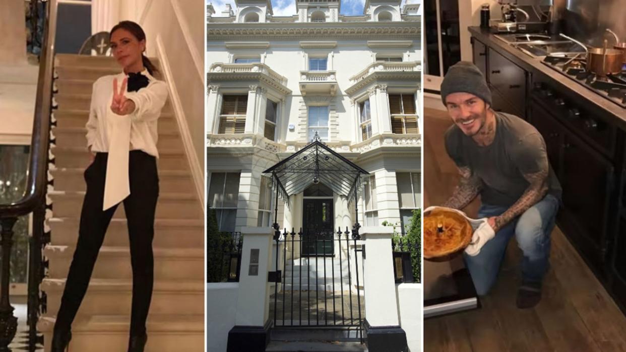 Victoria and David Beckham's London mansion is 1000x average UK salary ...