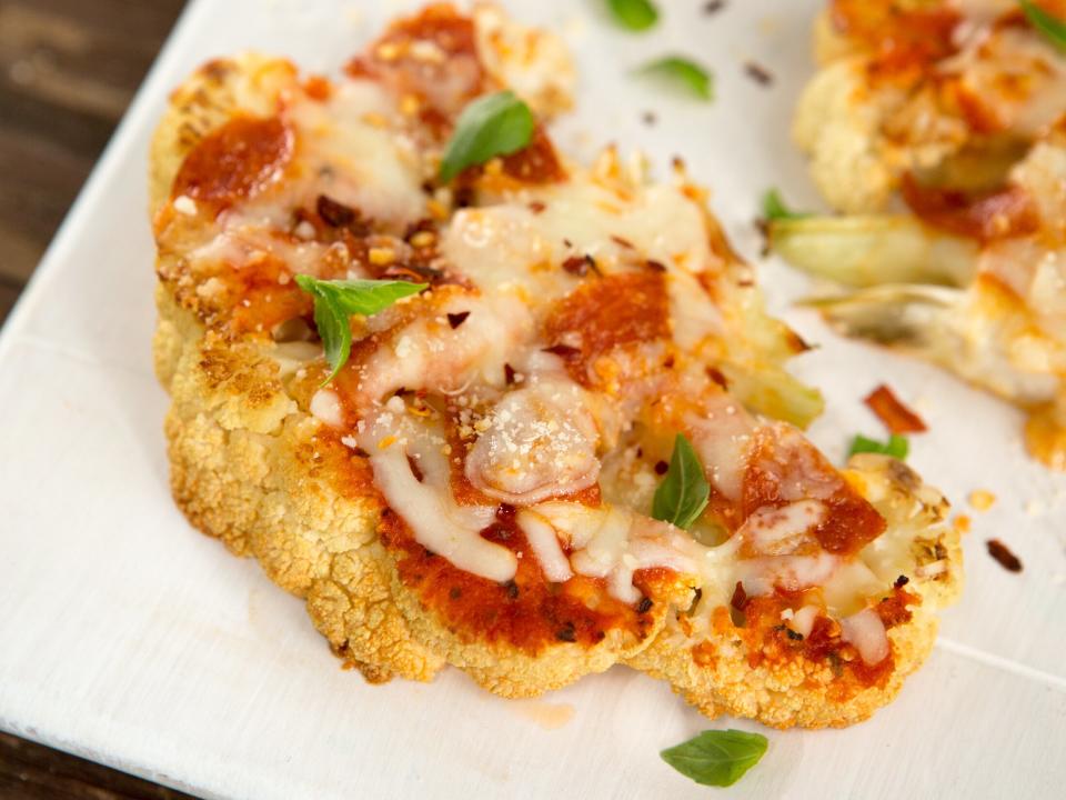 Cauliflower Pizza Steaks