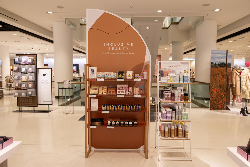 Nordstrom’s Inclusive Beauty display in its Seattle flagship. - Credit: Photo courtesy of Nordstrom/Getty Images for Nordstrom