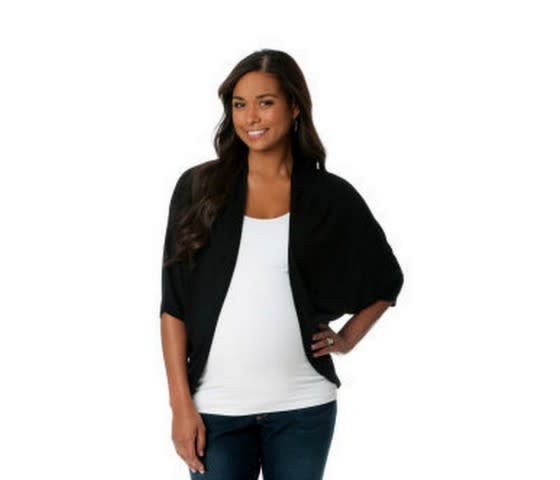 Maternity Cropped Cardigan