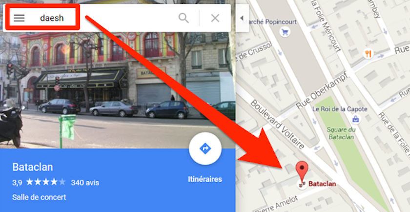 paris map bataclan