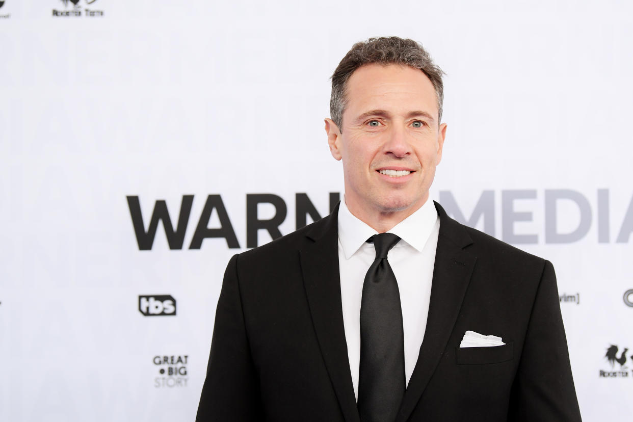 NEW YORK, NEW YORK - MAY 15: Chris Cuomo of CNN’s Cuomo Prime Time attends the WarnerMedia Upfront 2019 arrivals on the red carpet at The Theater at Madison Square Garden on May 15, 2019 in New York City. 602140 (Photo by Dimitrios Kambouris/Getty Images for WarnerMedia)