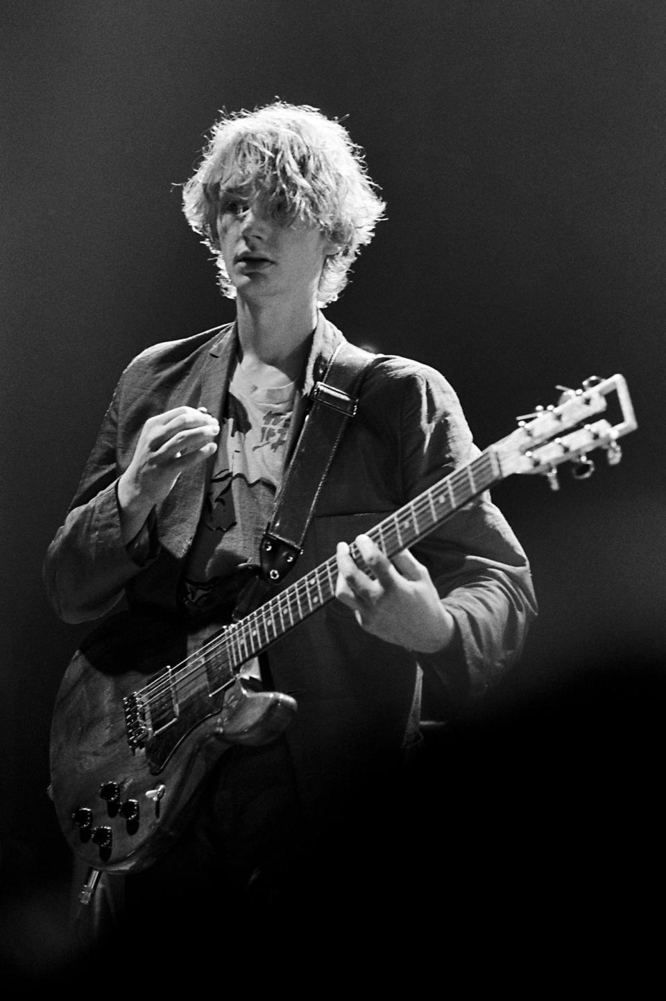 Levene onstage with PiL in Atlanta, Georgia, in 1980 - Tom Hill/Getty Images