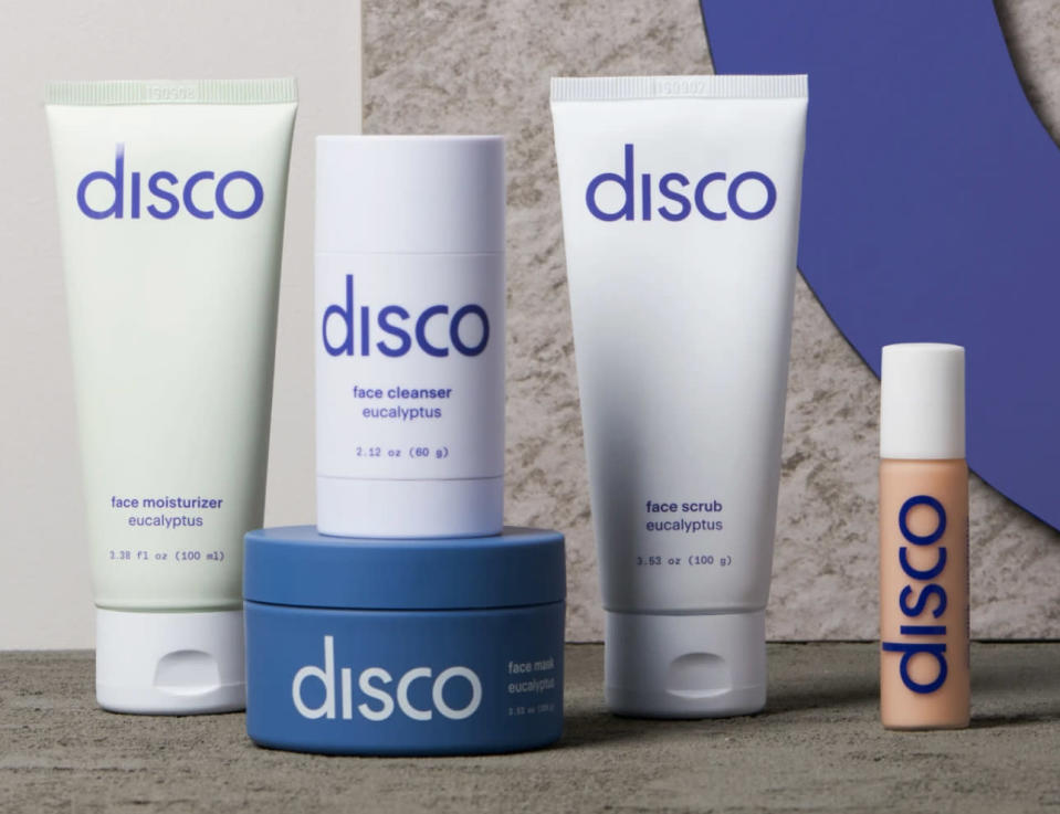 disco skin care line for men