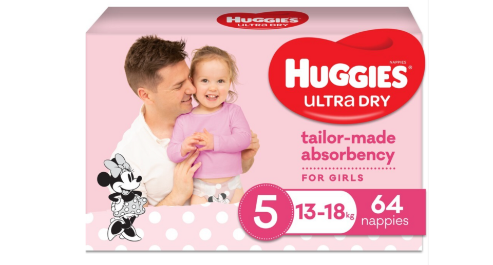 Huggies Ultra Dry Nappies.