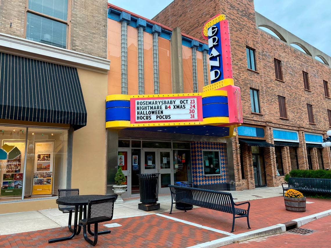 The Grand Theatre in downtown Frankfort opened in 1911.