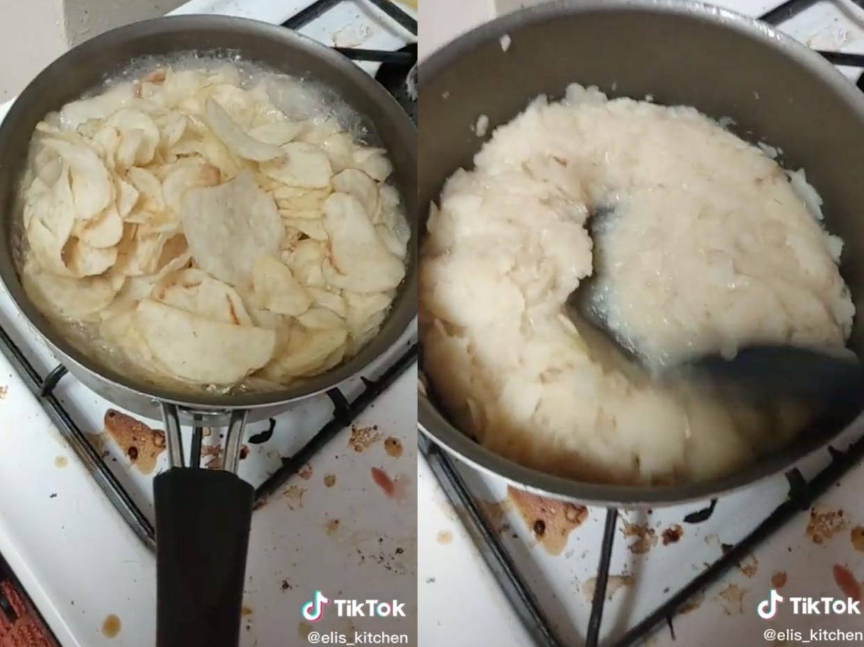 TikTok mashed potatoes