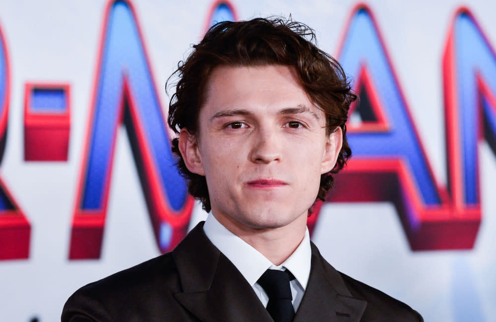 Tom Holland at Spider-Man No Way Home premiere - Avalon - December 2021