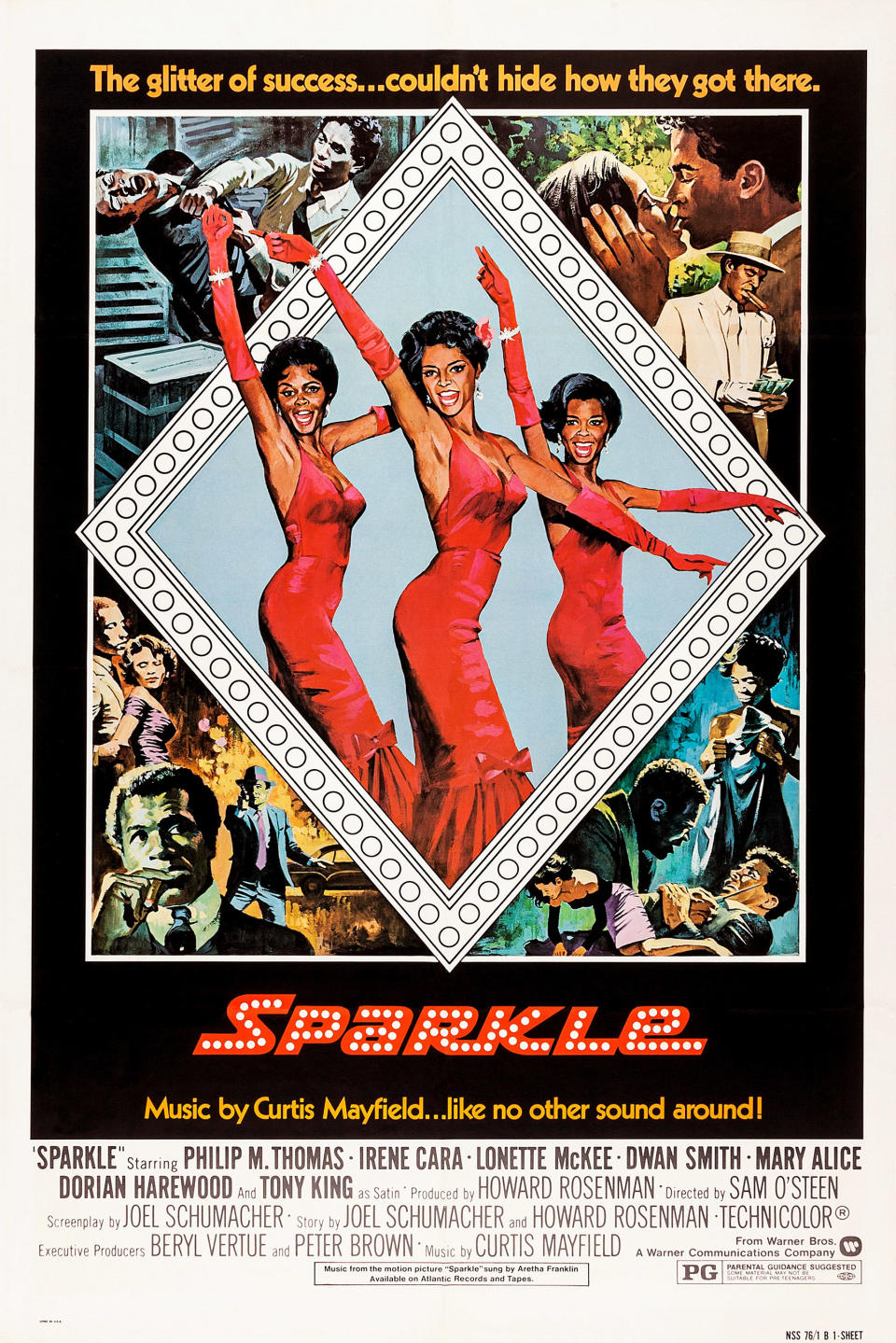 Sparkle 1976 Movie Poster