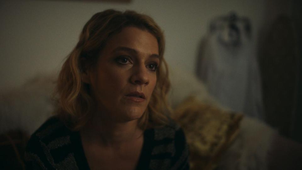 Actor Aly Cranston, playing Alice, one of the four mothers in the story (Channel 4)