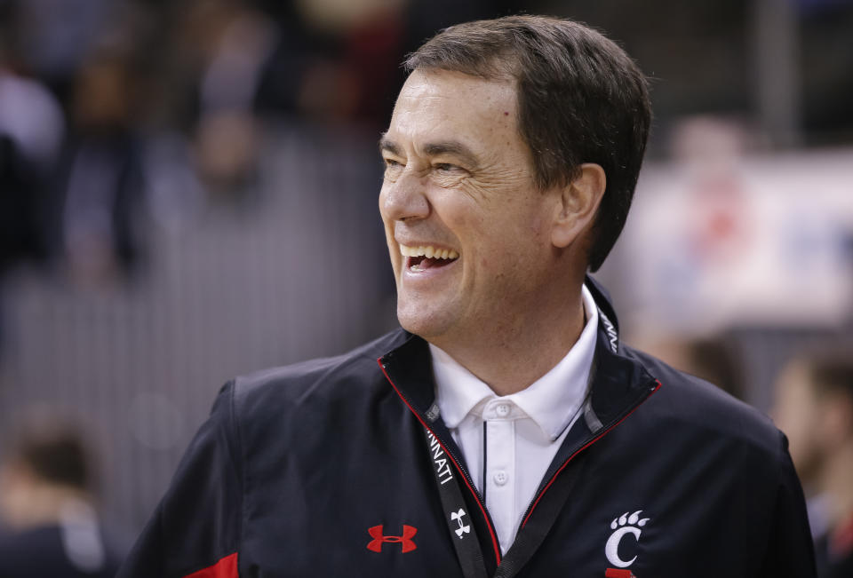 HIGHLAND HEIGHTS, KY - FEBRUARY 22: Cincinnati Bearcats athletic director Mike Bohn is seen during the game against the Connecticut Huskies at BB&T Arena on February 22, 2018 in Highland Heights, Ohio. (Photo by Michael Hickey/Getty Images) 