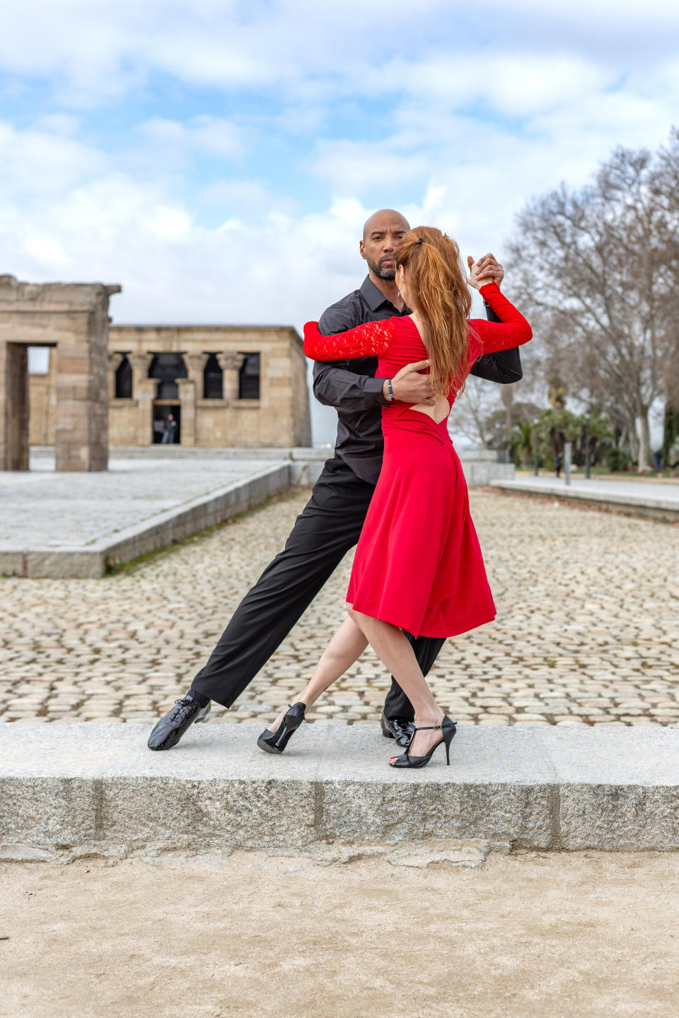 A couple dancing