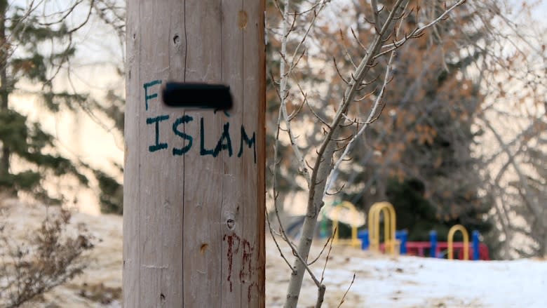 Ranchlands graffiti being investigated as possible hate crime