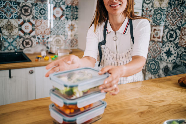 El recipiente para preparar comida de cristal:para preparar comida : Hogar  y Cocina 