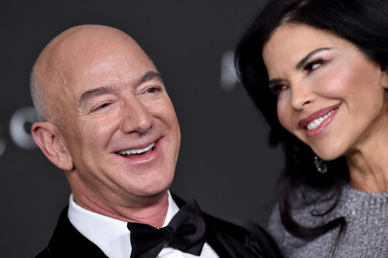 Lauren Sanchez, the girlfriend of Jeff Bezos, shared that she was rejected from becoming a flight attendant because of her weight. (Photo: Axelle/Bauer-Griffin/FilmMagic)