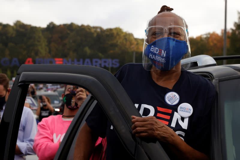 Democratic U.S. presidential nominee Biden campaigns in Georgia