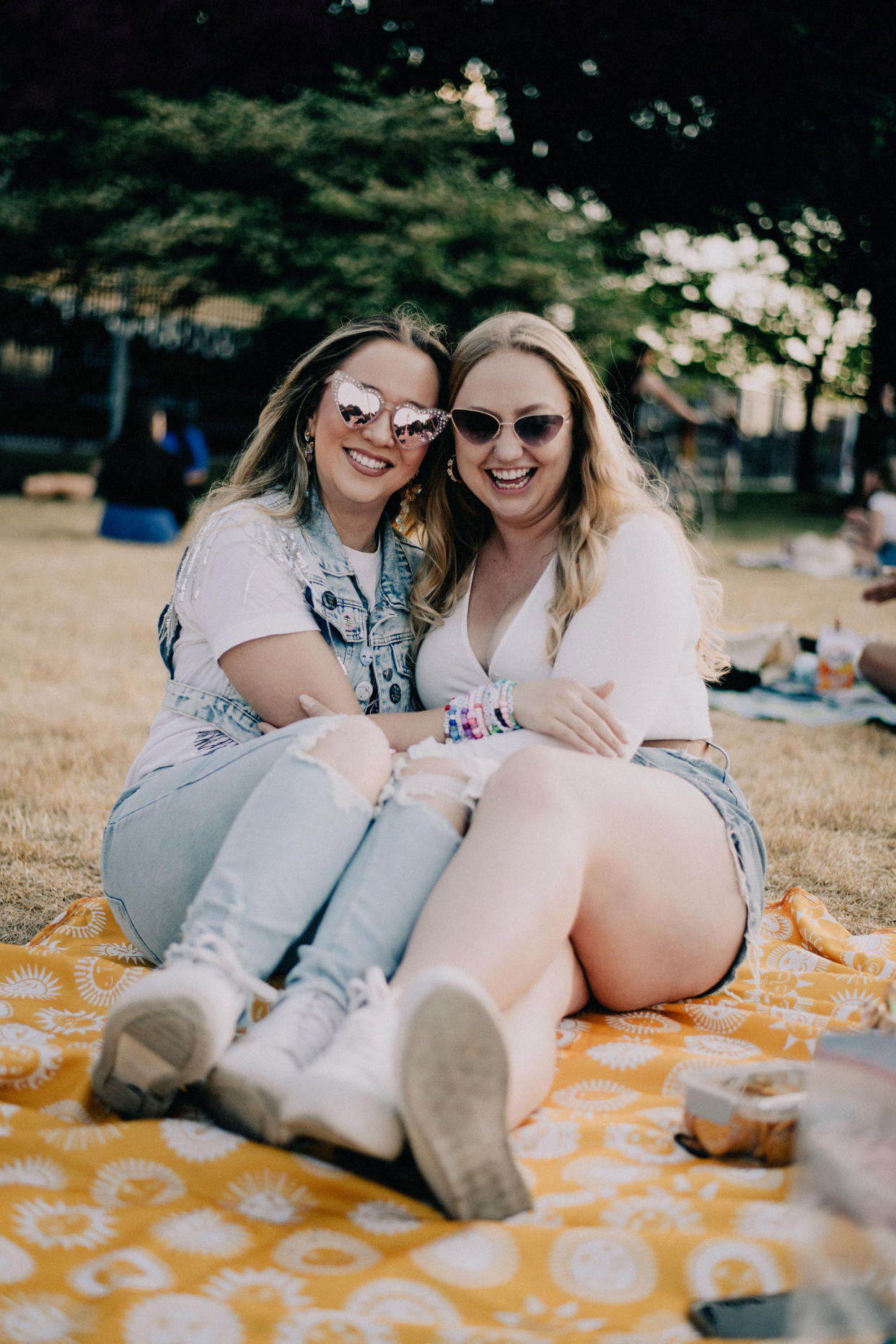 Samantha Funk, 28, and Katelyn Worrell, 28. (Akilah Townsend for NBC News)