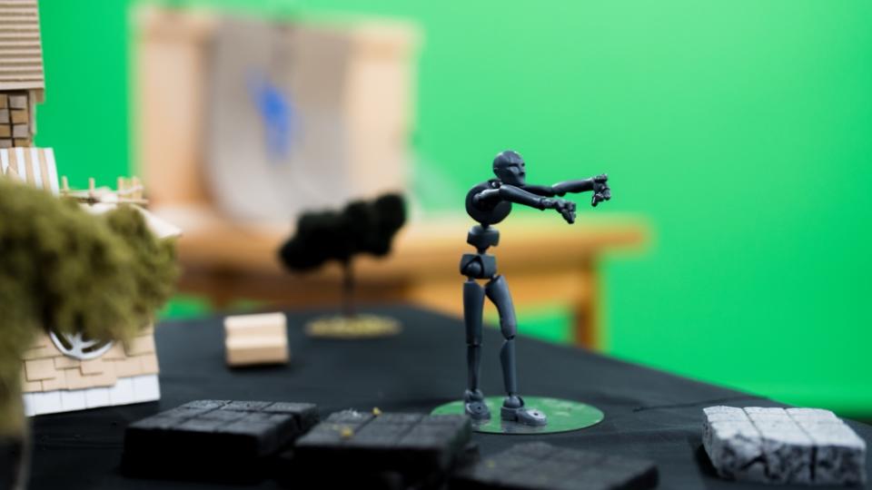 Stop motion figurine used by Aardman Academy and University of Canterbury, New Zealand