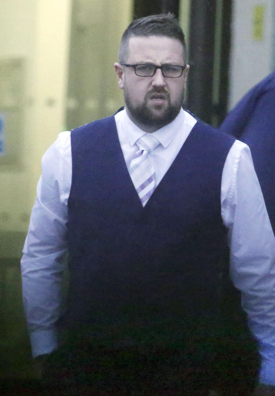 Tomos Rhydian Wilson pictured outside Aberystwyth Court, December 10 2019 (Picture: SWNS)
