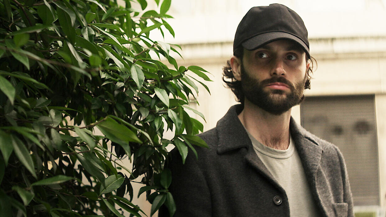  Penn Badgley as Joe Goldberg in "You" on Netflix. 