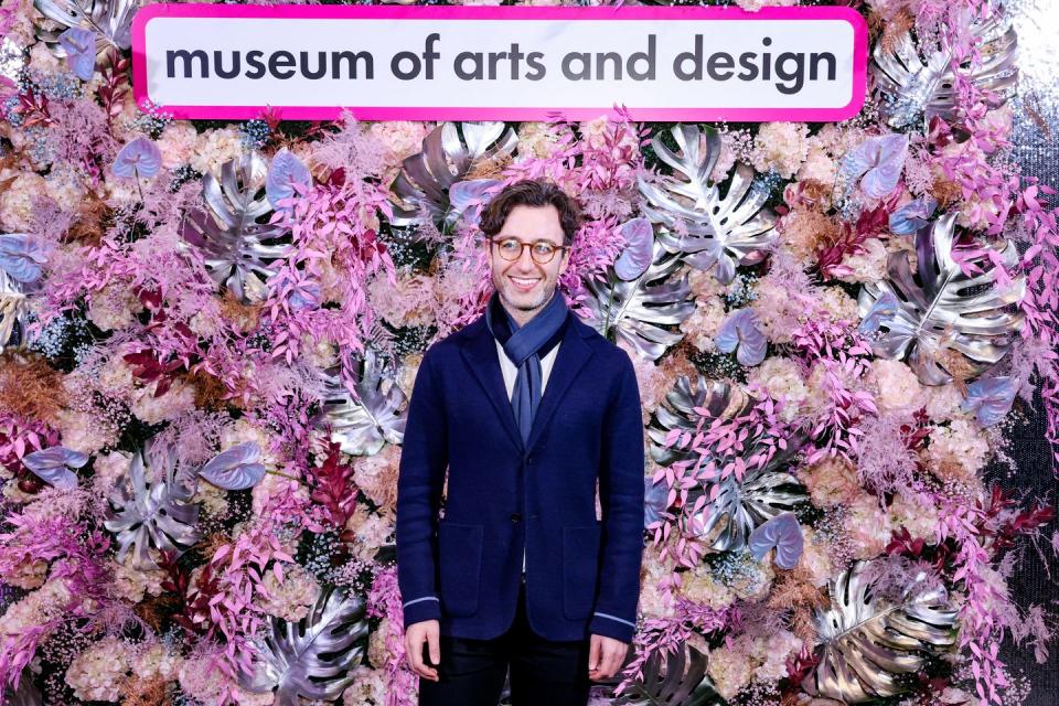 Eric Kuhn at the Museum of Arts and Design's annual MAD Ball.