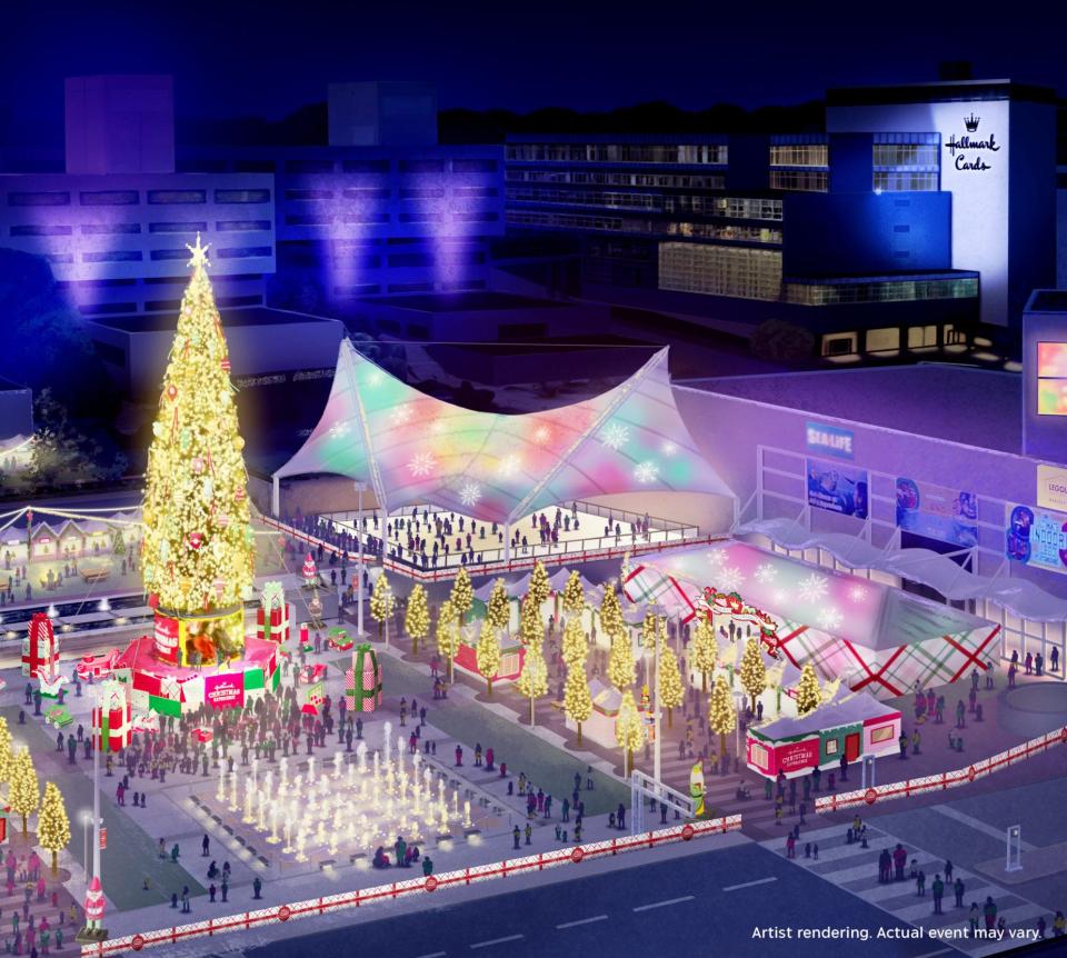 A rendering of the Hallmark Christmas Experience in Kansas City.