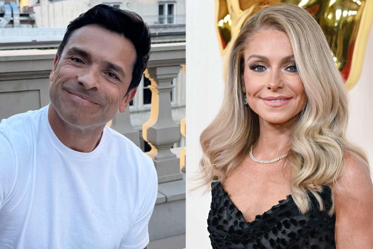 Kelly Ripa and Mark Consuelos enjoy a romantic dinner on the roof of their stunning New York home