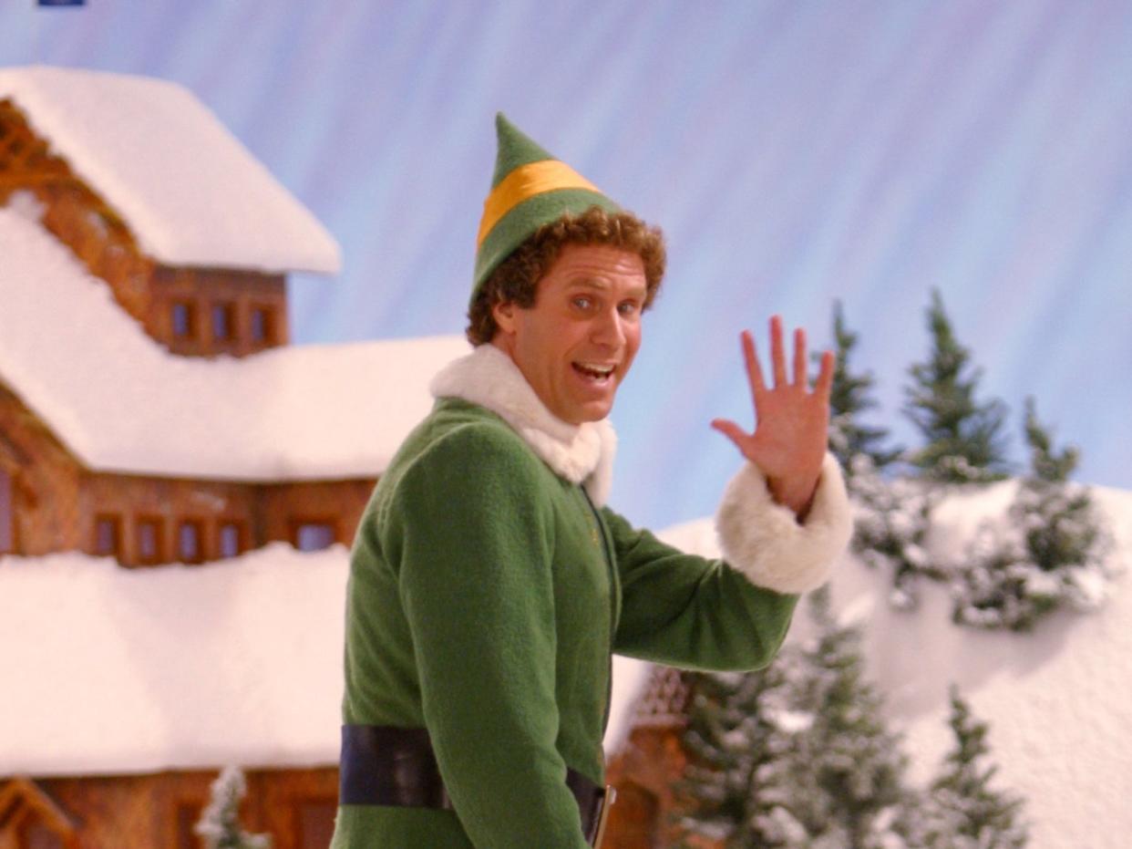 Will Ferrell in the 2003 Christmas comedy Elf (Entertainment Film Distribution)