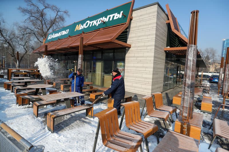 Former McDonald's restaurants reopen without branding in Kazakhstan