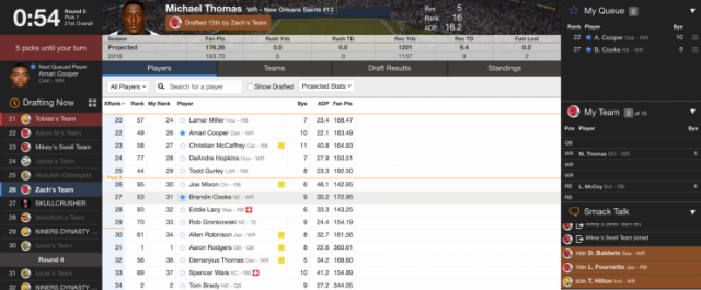 How to play Yahoo Fantasy Football: Drafting a team