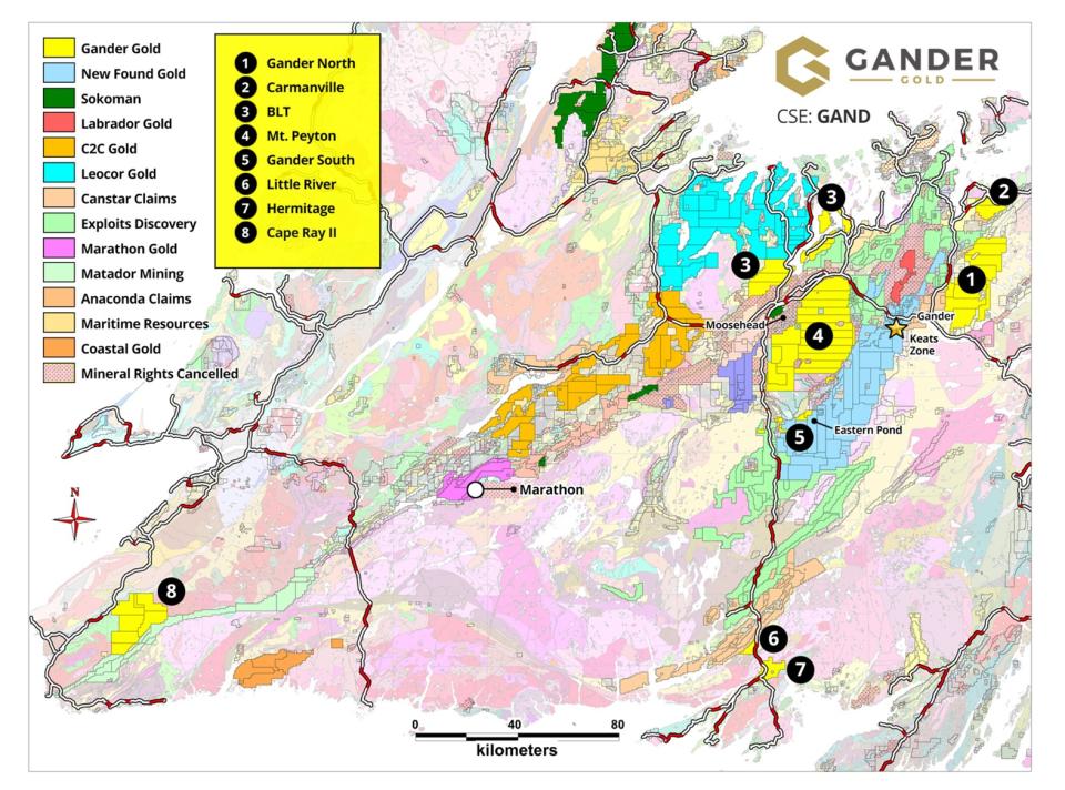 Gander Gold Corporation, Thursday, September 8, 2022, Press release picture