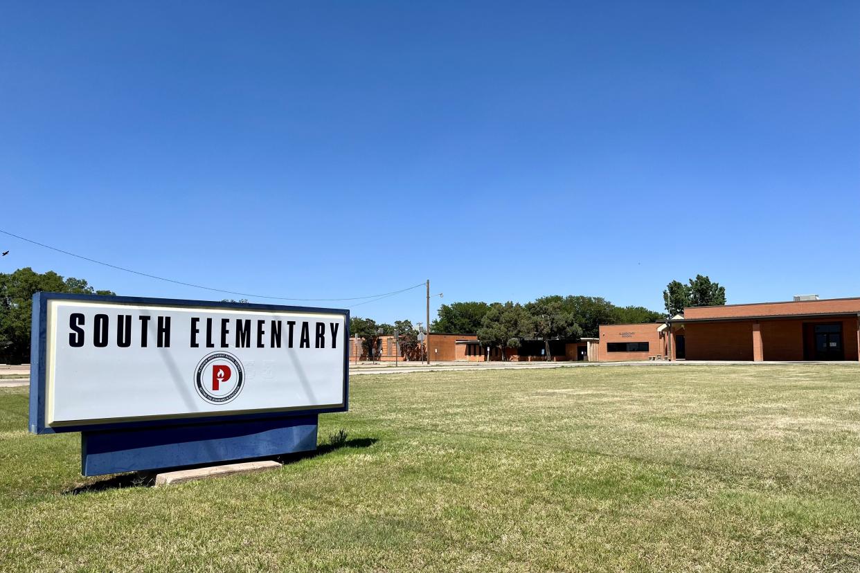 South Elementary School in Plainview is pictured Monday.