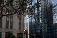 Twitter headquarters is shown in San Francisco, Friday, Oct. 28, 2022. Elon Musk has taken control of Twitter after a protracted legal battle and months of uncertainty. The question now is what the billionaire Tesla CEO will actually do with the social media platform. (AP Photo/Jeff Chiu)