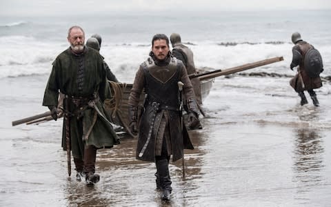  Liam Cunningham and Kit Harington  - Credit: HBO