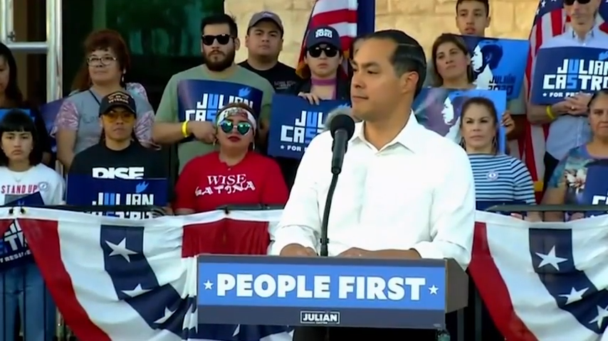 Democratic presidential candidate Julián Castro.