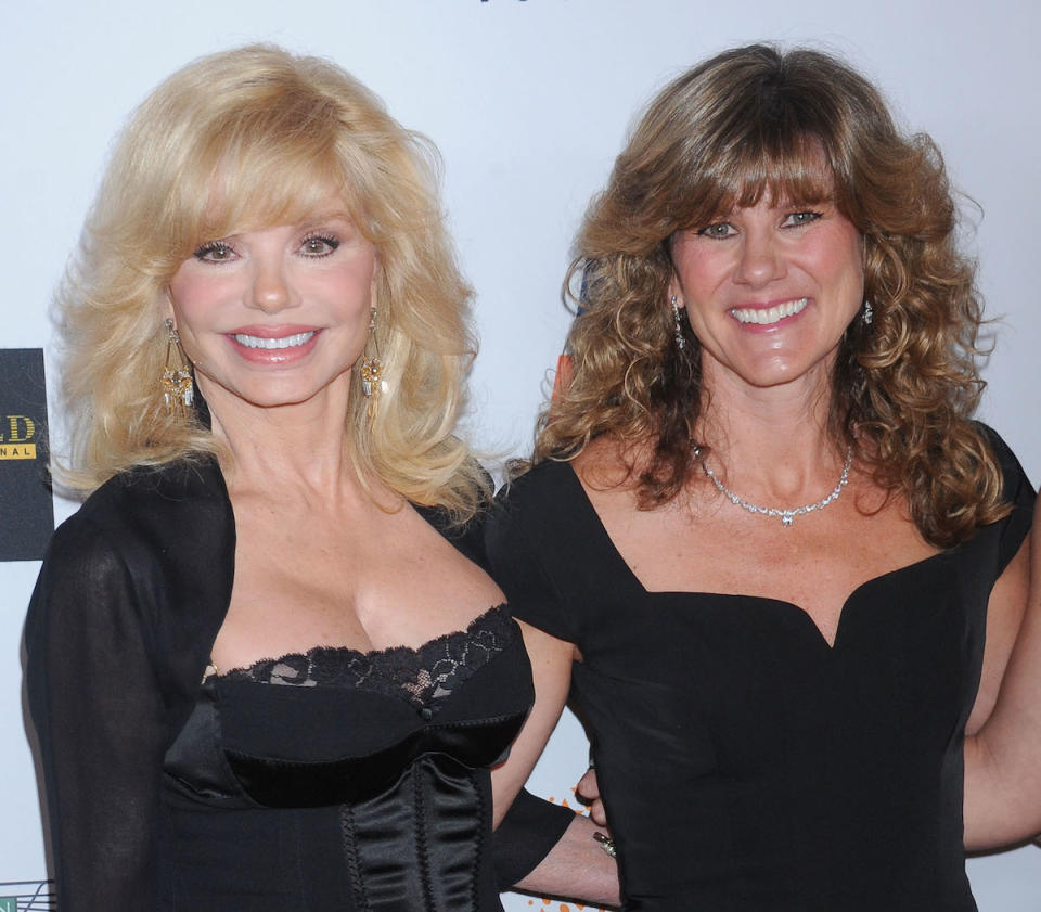 Loni Anderson and her daughter, Deidra Hoffman, in 2014