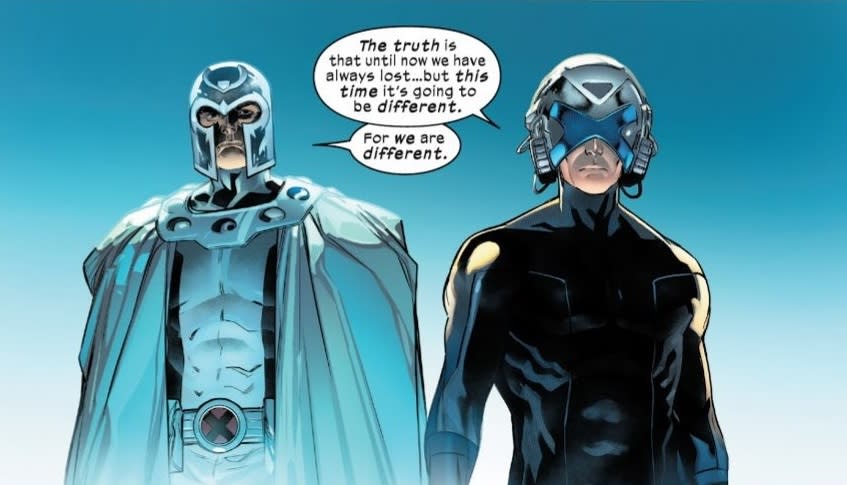 Xavier and Magneto, finally united as allies in Dawn of X.