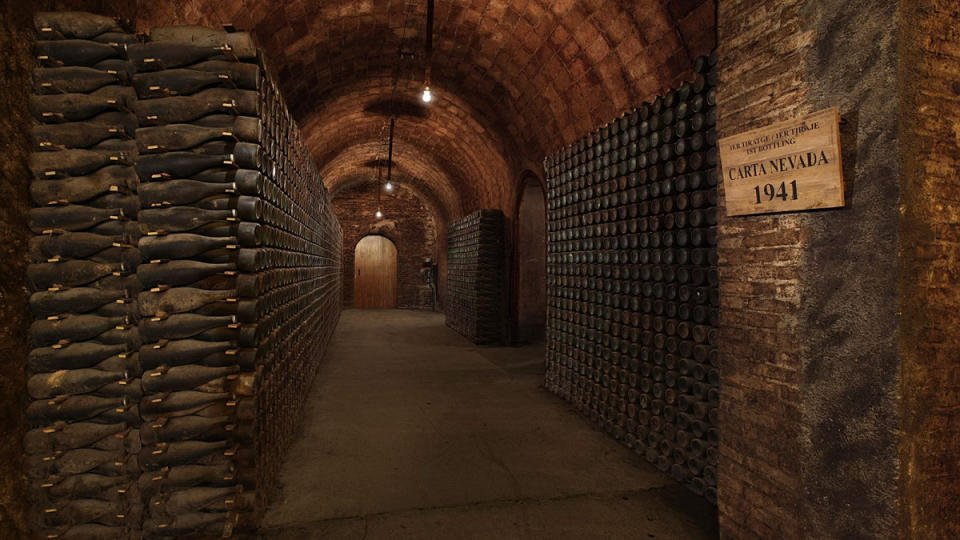 The cellar at Cavas Freixenet<p>Courtesy of Freixenet</p>