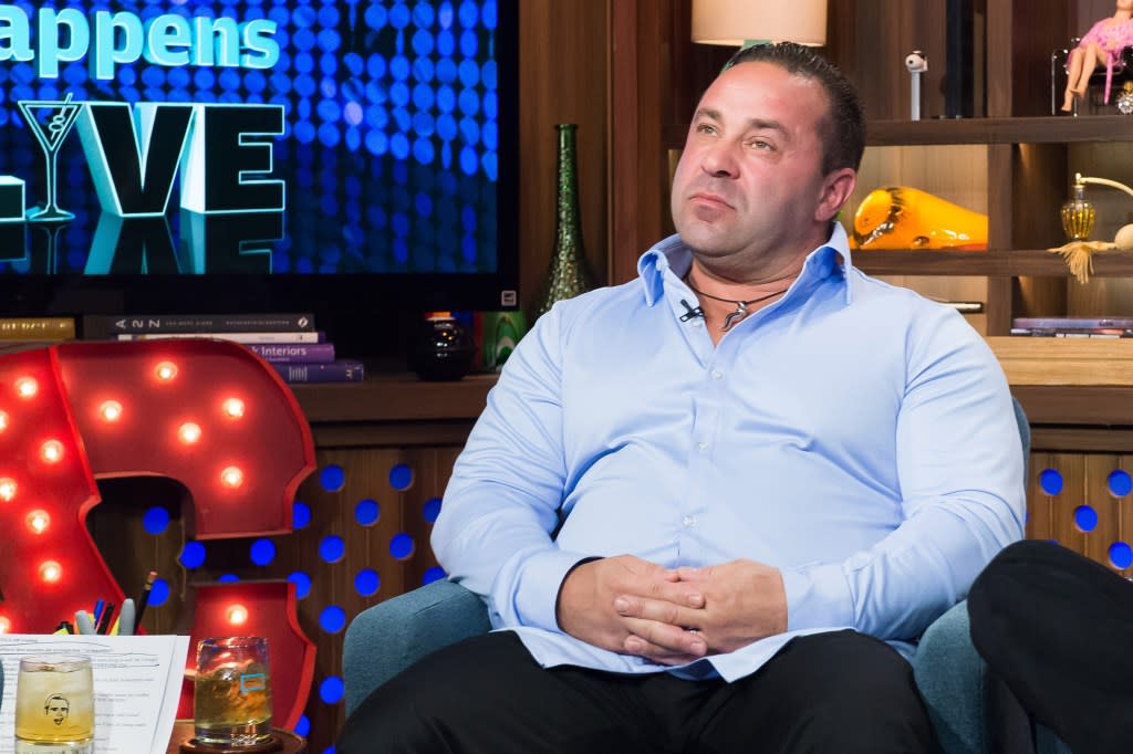 WATCH WHAT HAPPENS LIVE -- Pictured: Joe Giudice -- (Photo by: Charles Sykes/Bravo/NBCU Photo Bank/NBCUniversal via Getty Images)