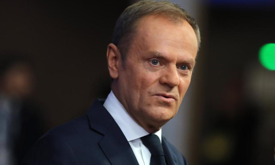 European council president Donald Tusk