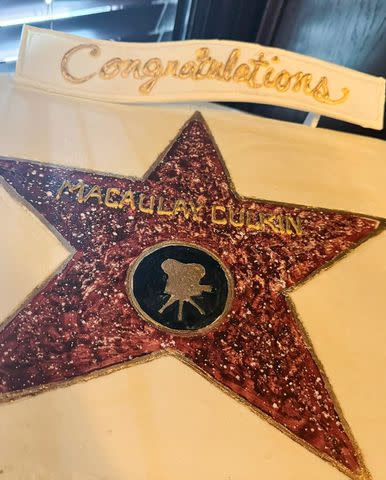 <p>Brenda Song/ Instagram</p> Brenda Song shares photo of a cookie congratulating Macaulay Culkin