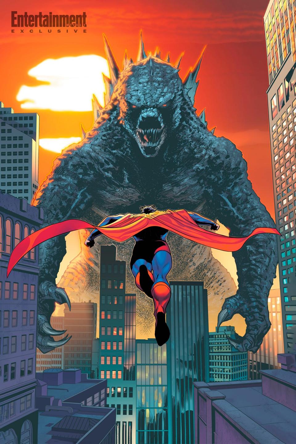 The Man of Steel faces the King of the Monsters in 'Justice League vs. Godzilla vs. Kong'